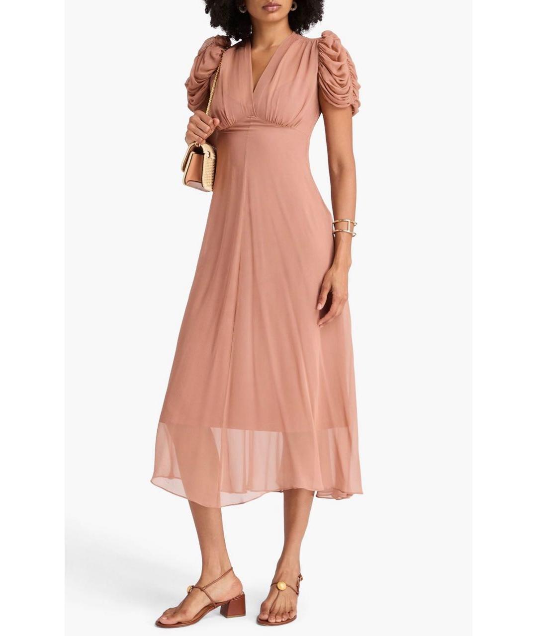 ZIMMERMANN Розовое коктейльное платье, фото 4