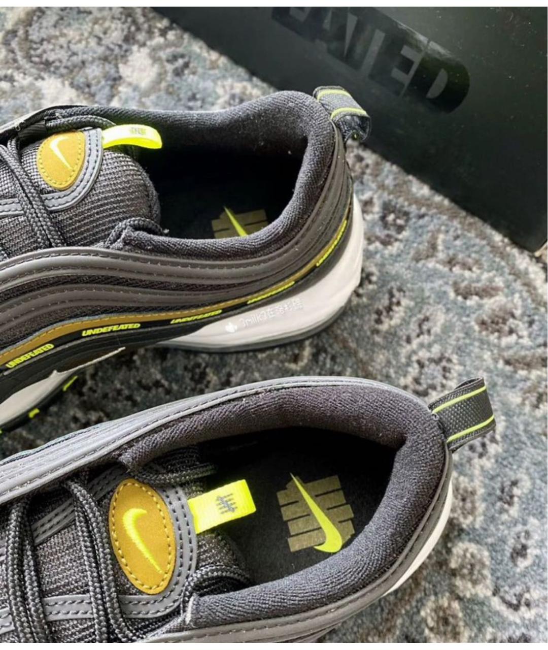 NIKE Черные кожаные низкие кроссовки / кеды, фото 7
