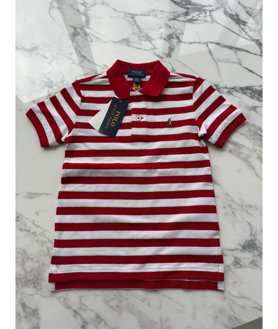POLO RALPH LAUREN Белый хлопковый детская футболка / топ, фото 5