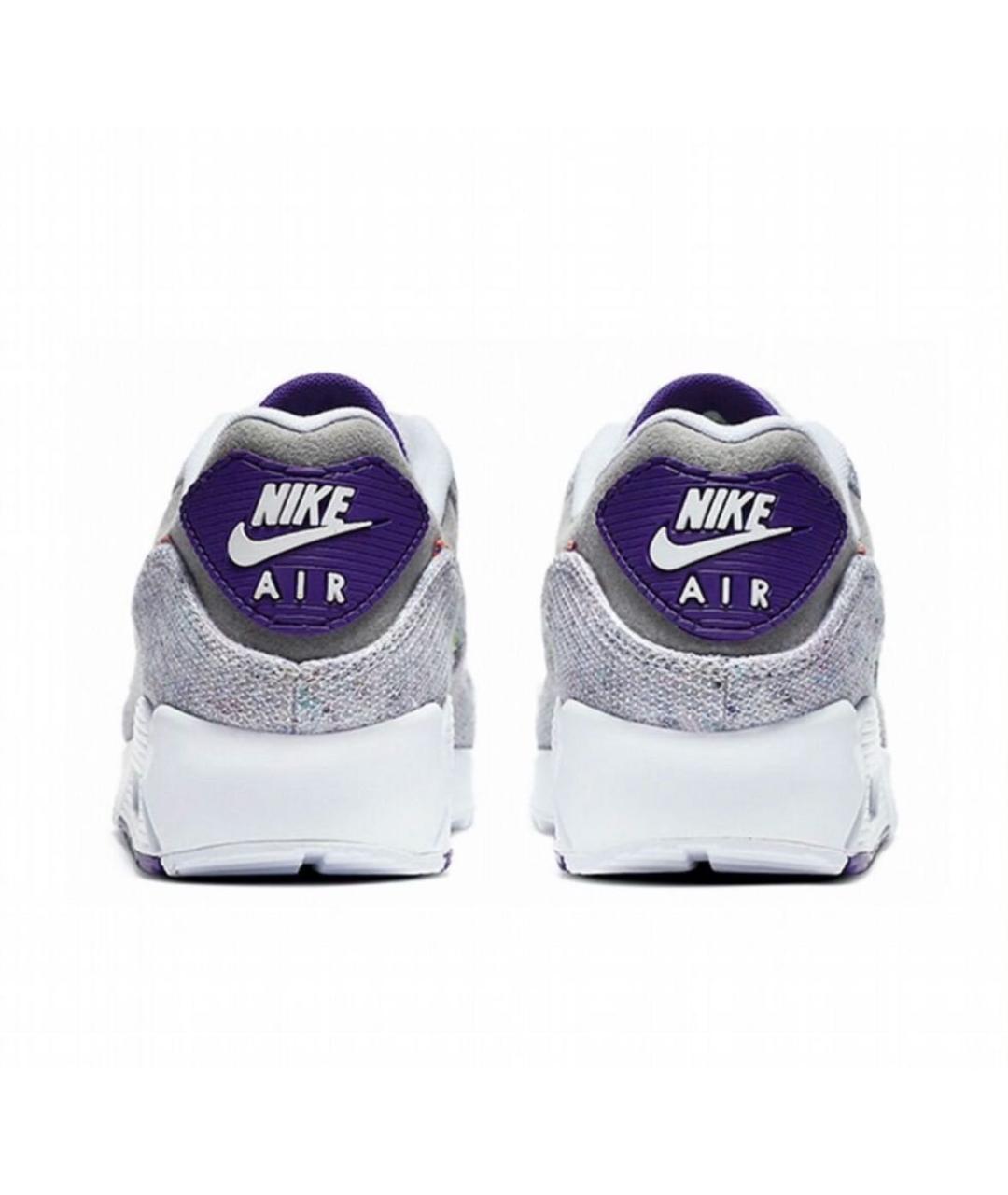 NIKE Серые текстильные низкие кроссовки / кеды, фото 4