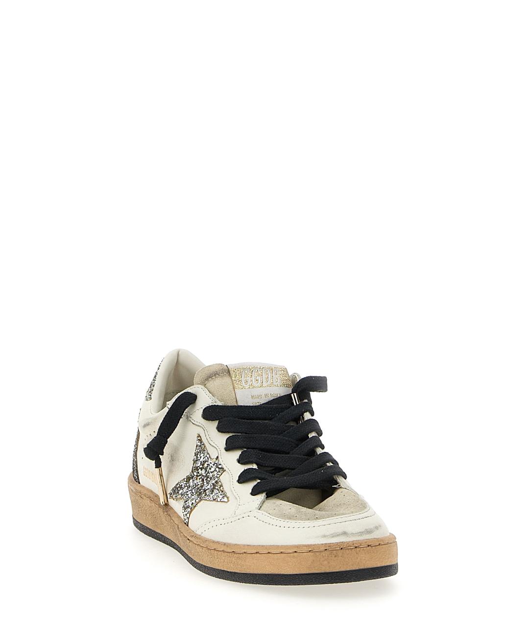GOLDEN GOOSE DELUXE BRAND Белые кожаные кеды, фото 2