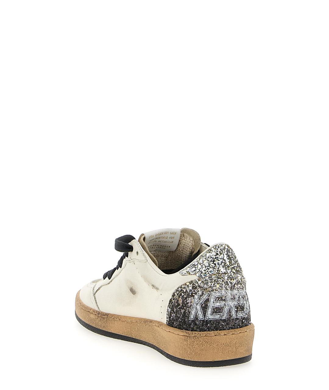 GOLDEN GOOSE DELUXE BRAND Белые кожаные кеды, фото 3