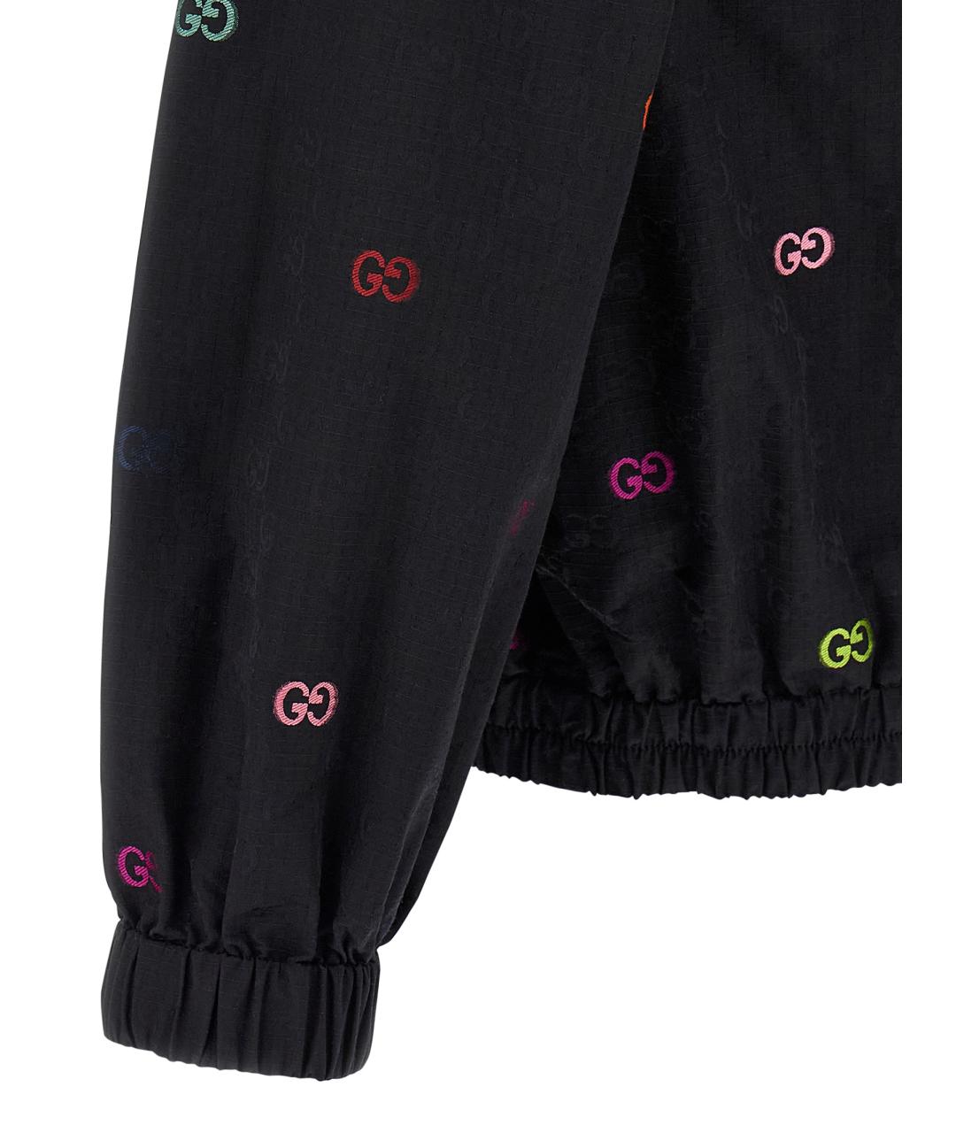 GUCCI Черная хлопковая куртка, фото 4