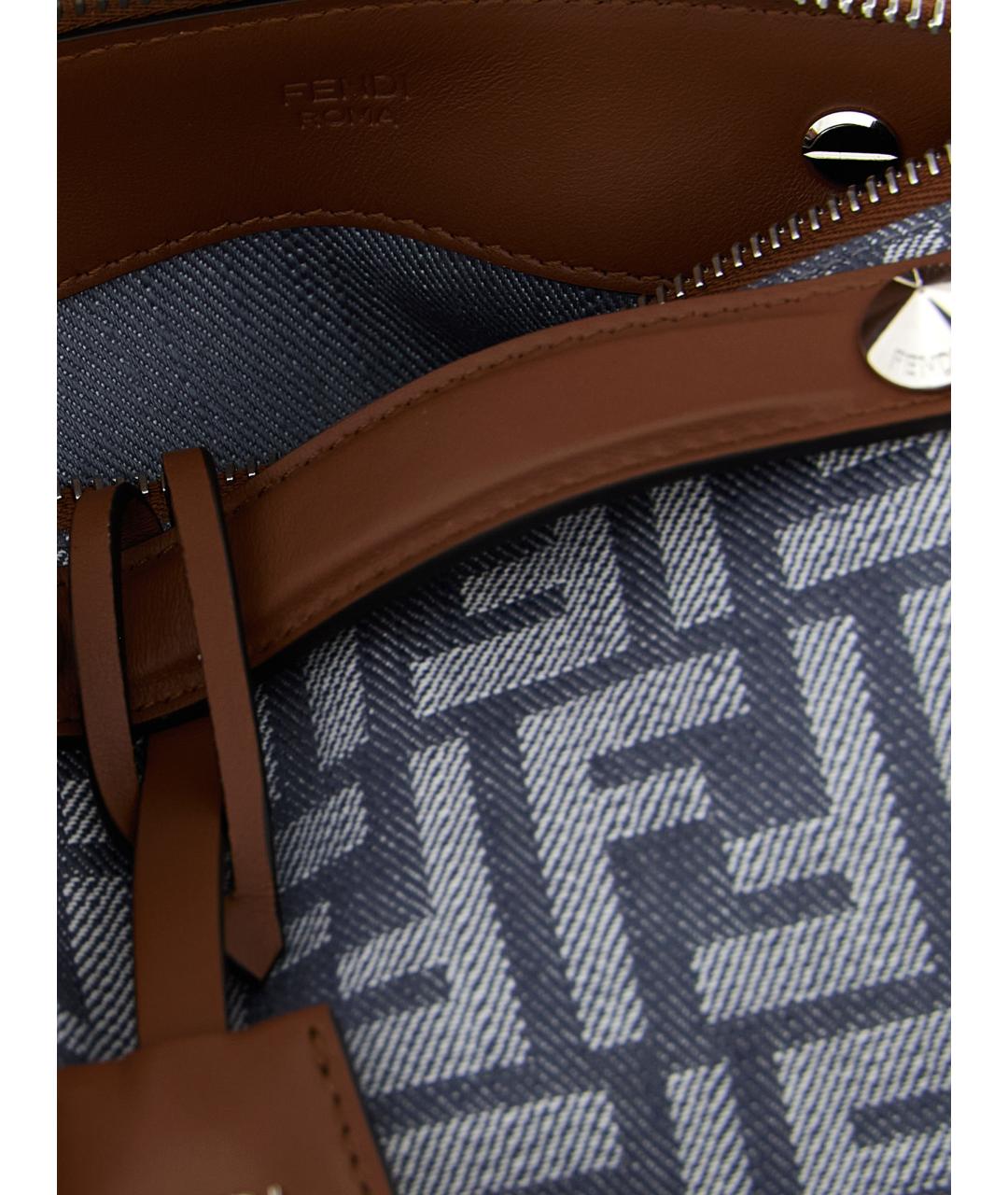 FENDI Синяя сумка через плечо, фото 4