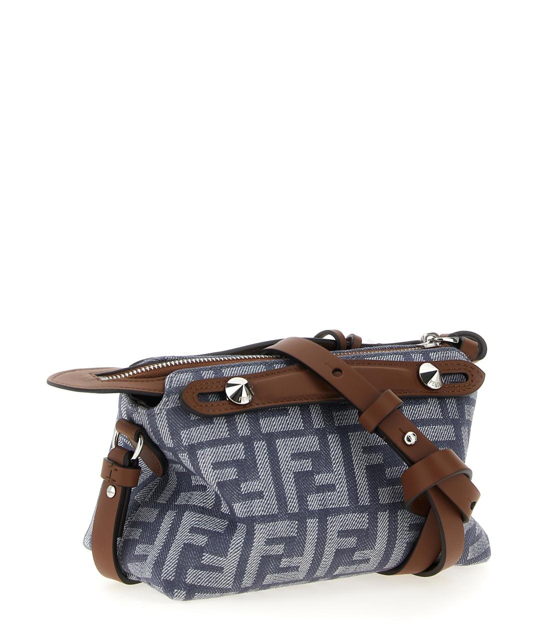 FENDI Синяя сумка через плечо, фото 2