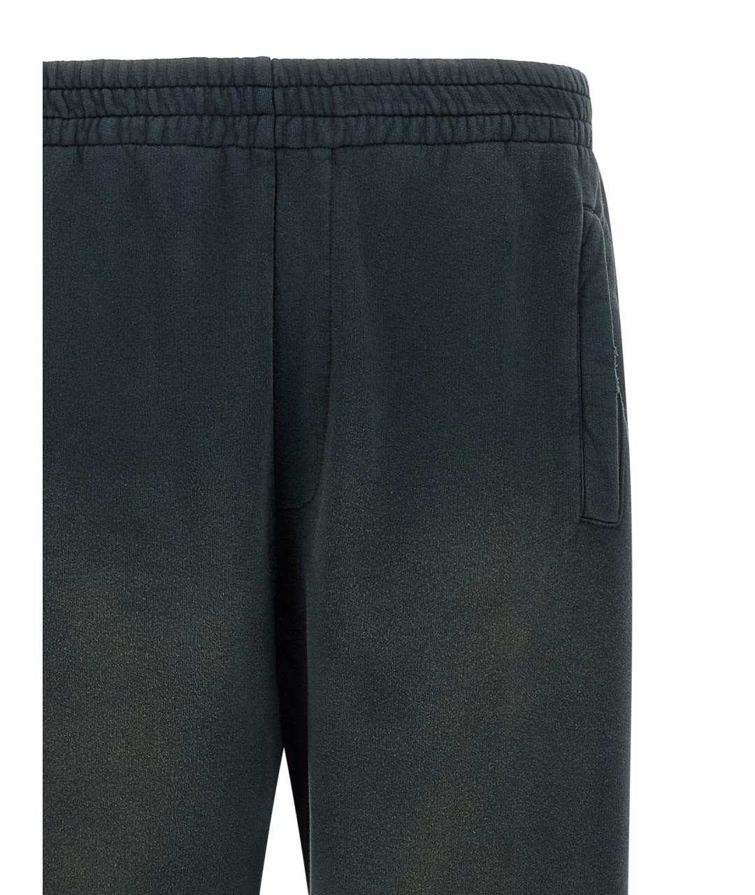 GOLDEN GOOSE DELUXE BRAND Черные хлопковые повседневные брюки, фото 3