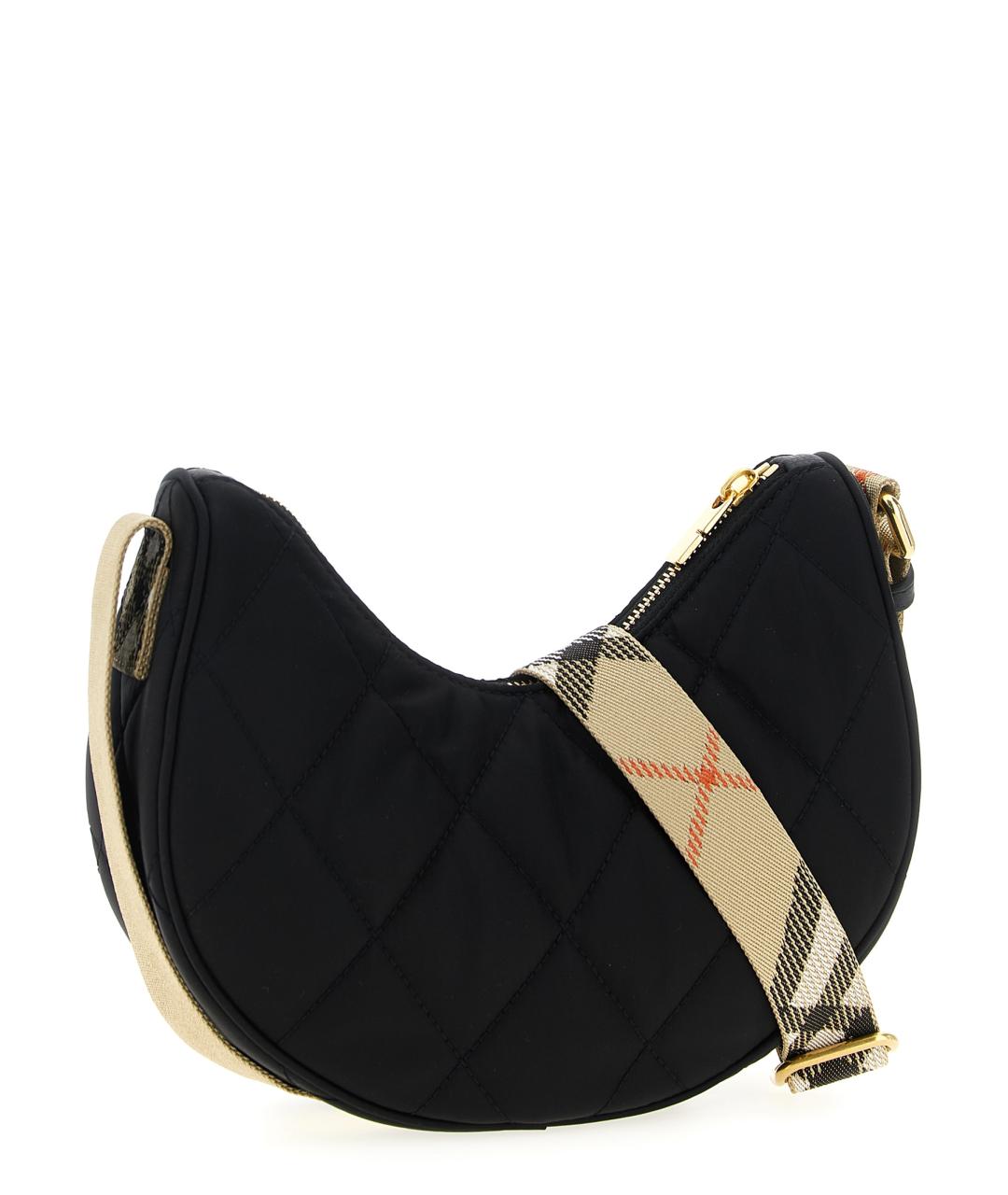 BURBERRY Черная сумка через плечо, фото 2