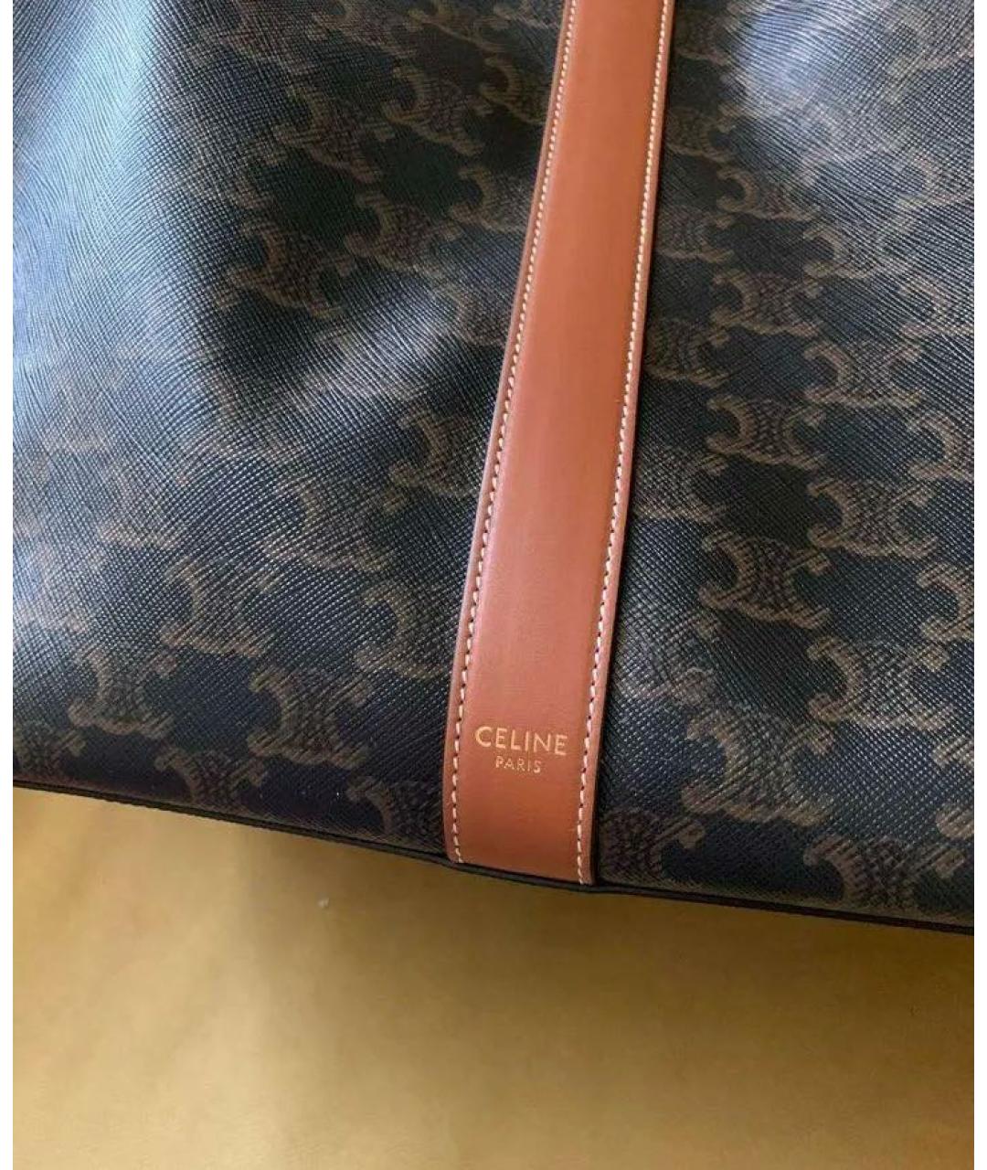 CELINE Коричневая сумка тоут, фото 4