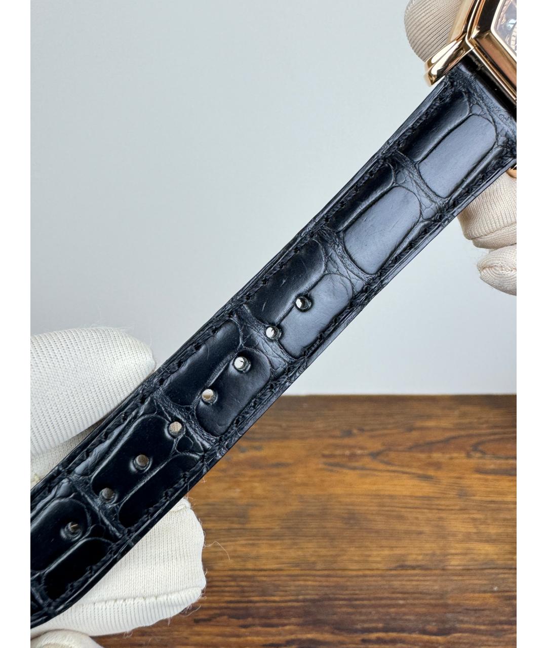 VACHERON CONSTANTIN Черные часы из розового золота, фото 9