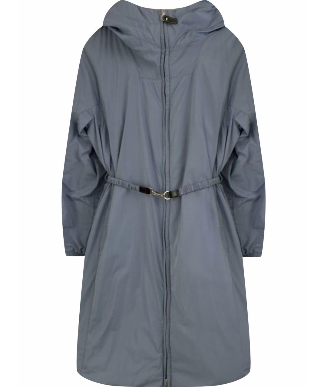 MAX MARA THE CUBE Голубая полиэстеровая парка, фото 1