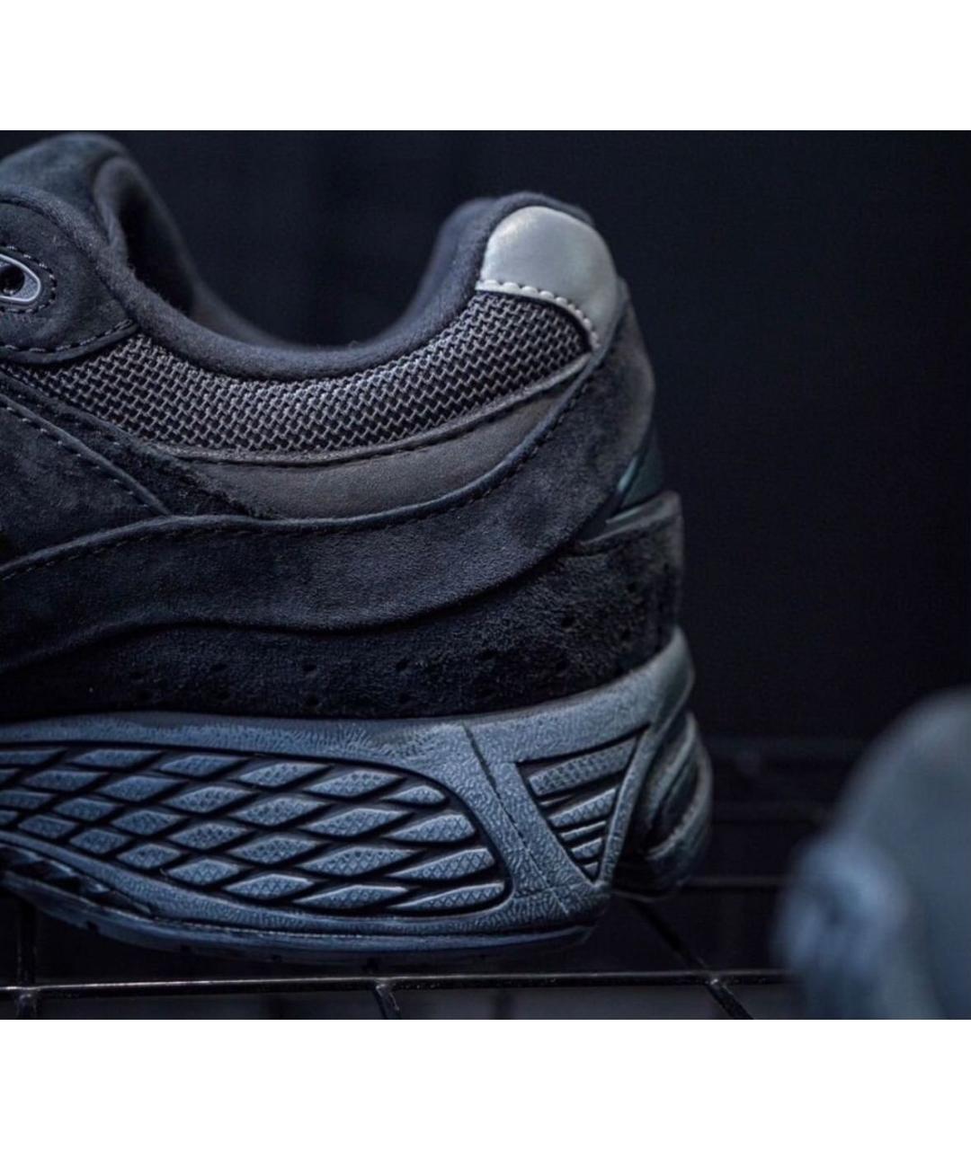 NEW BALANCE Черные замшевые низкие кроссовки / кеды, фото 8