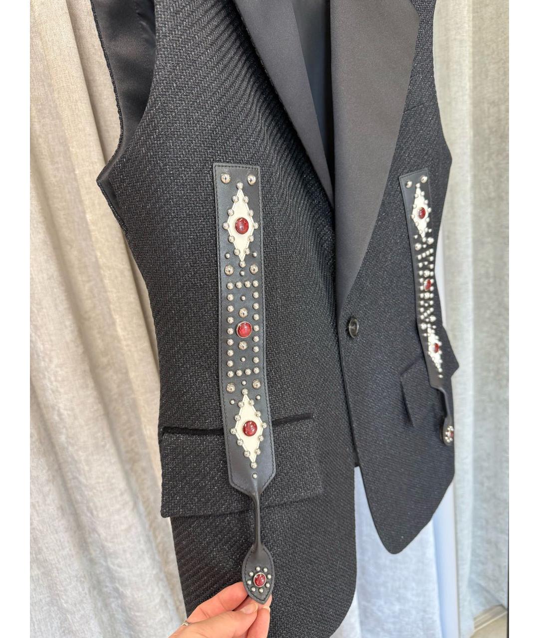 LOUIS VUITTON Черный жилет, фото 3