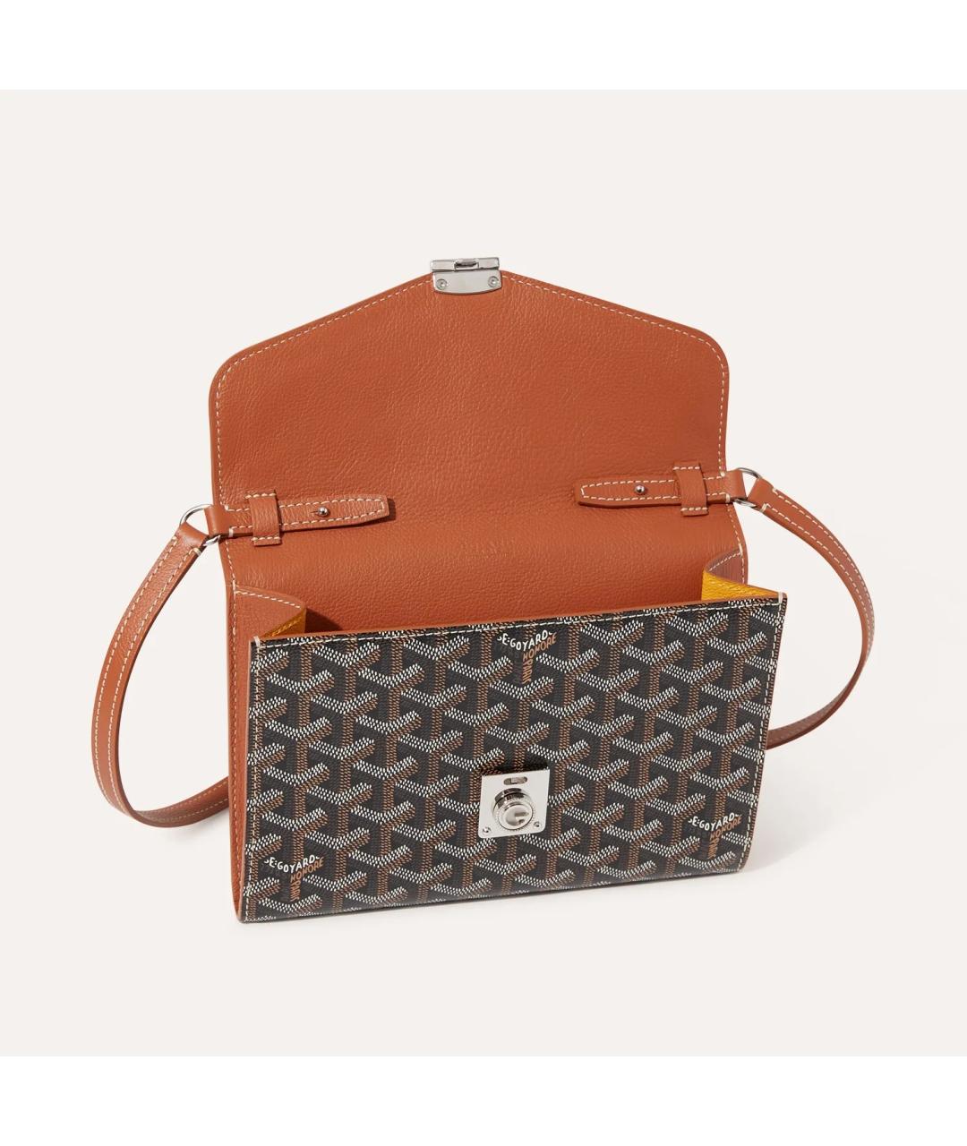 GOYARD Коричневая сумка через плечо, фото 4