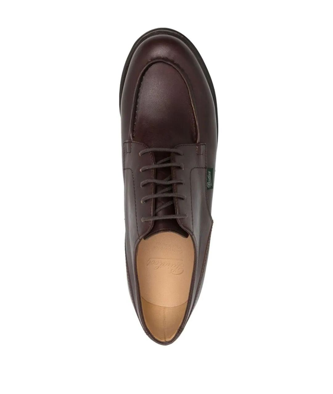 PARABOOT Коричневые кожаные туфли, фото 4