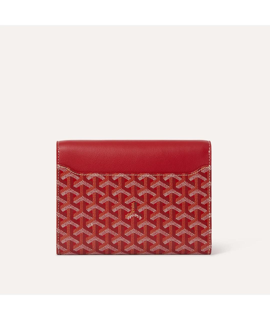 GOYARD Красная сумка через плечо, фото 3