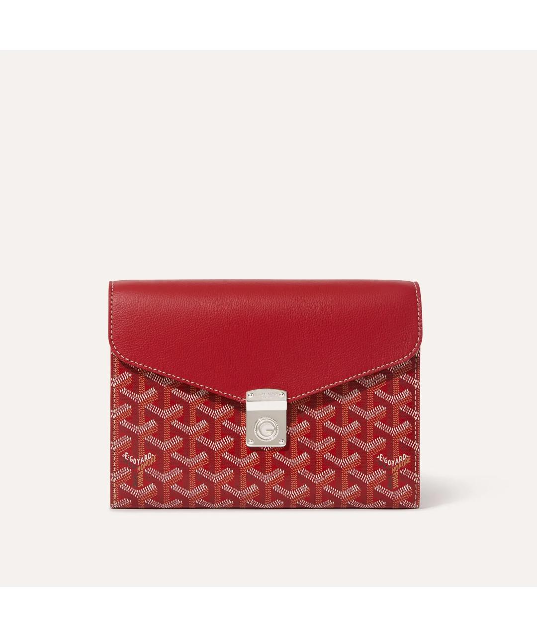GOYARD Красная сумка через плечо, фото 2