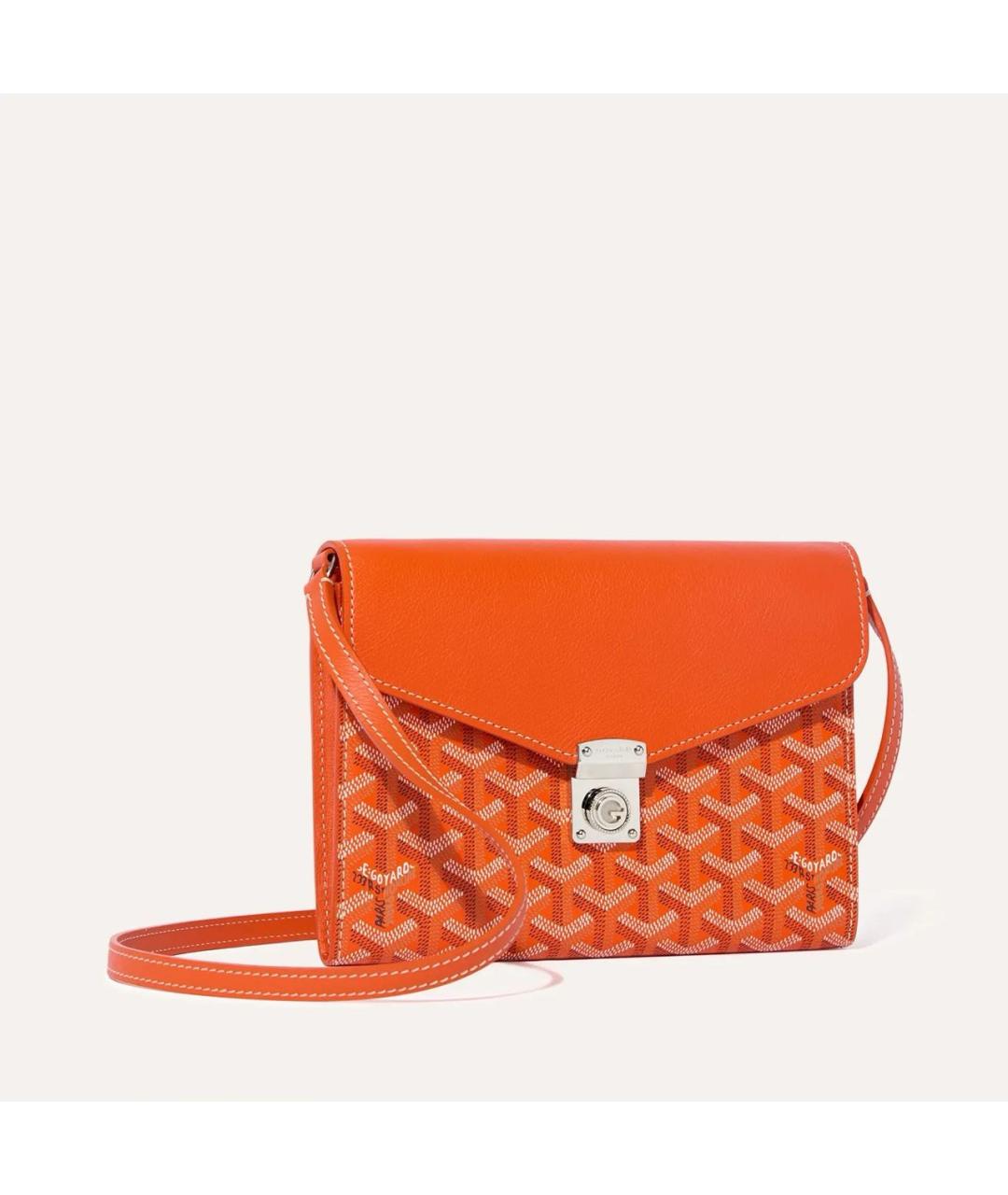 GOYARD Оранжевая сумка через плечо, фото 7