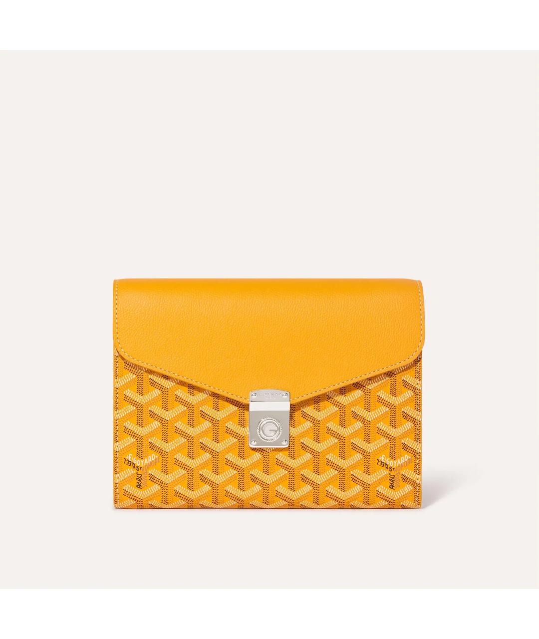 GOYARD Желтая сумка через плечо, фото 2