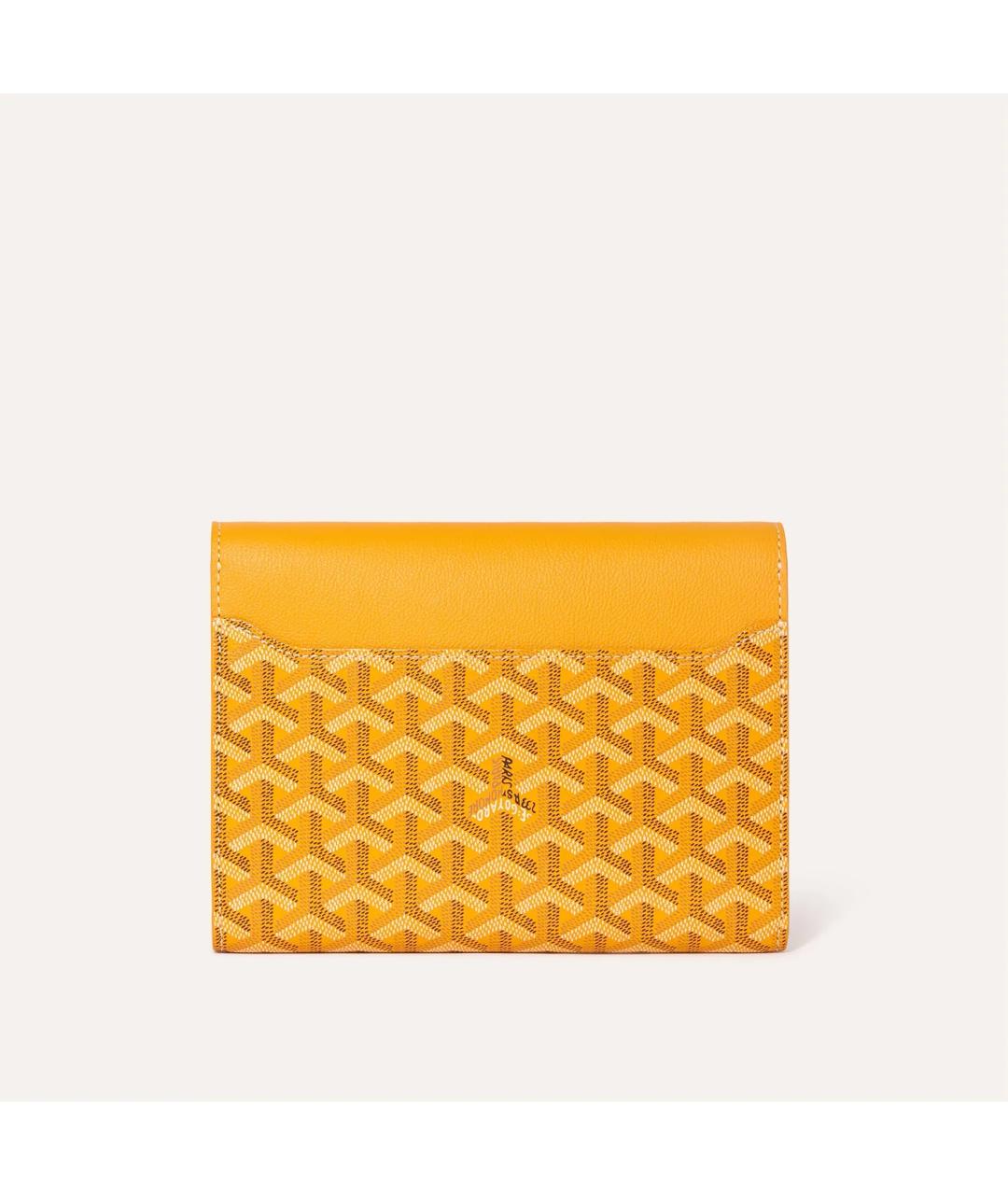 GOYARD Желтая сумка через плечо, фото 3