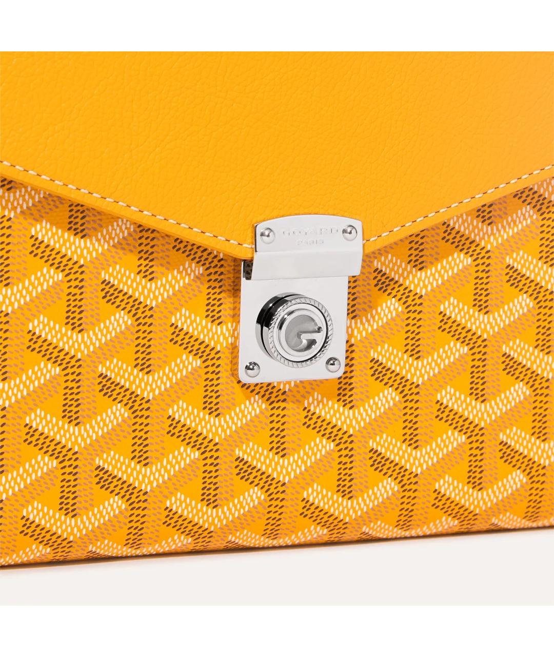 GOYARD Желтая сумка через плечо, фото 6
