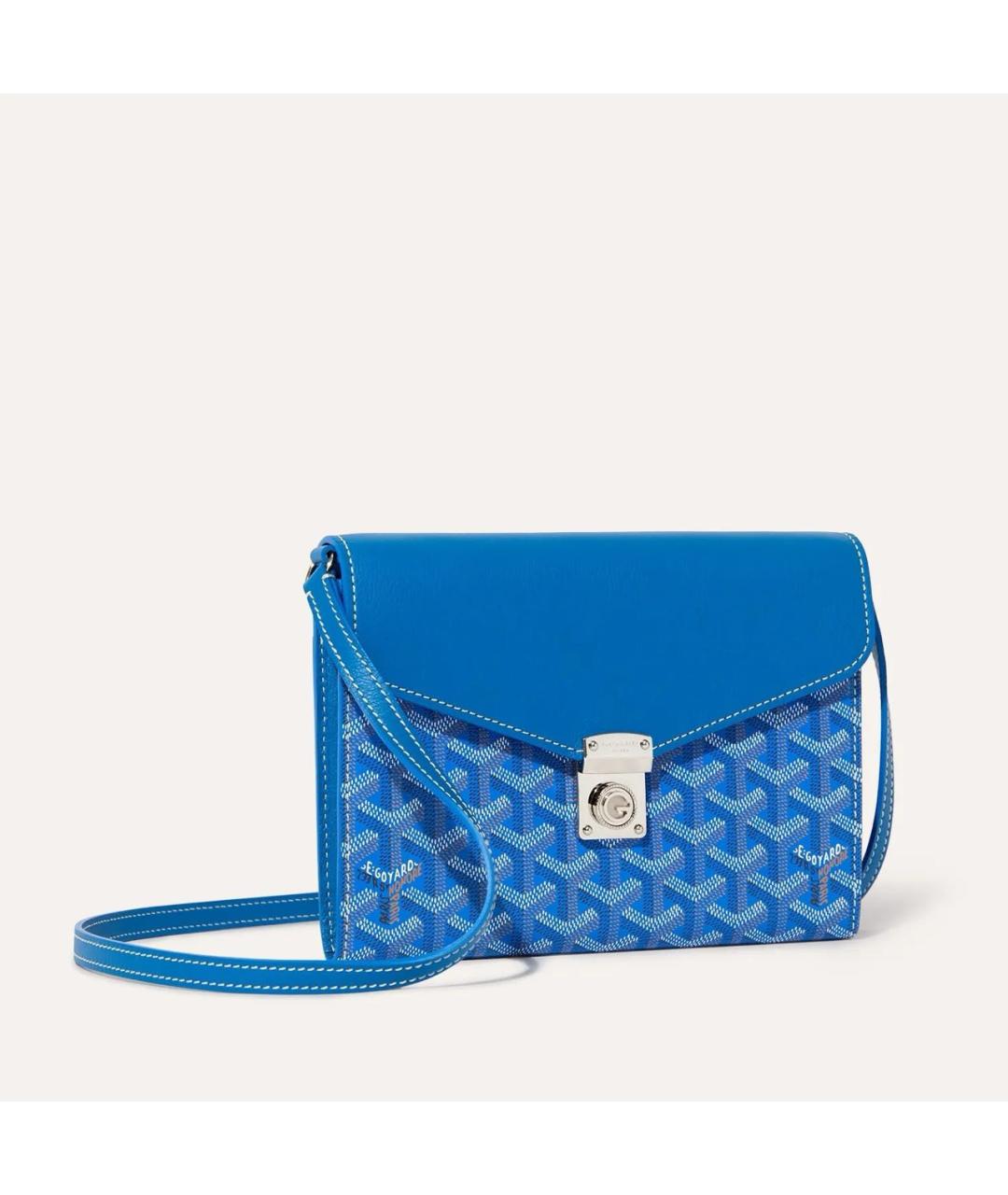 GOYARD Синяя сумка через плечо, фото 7