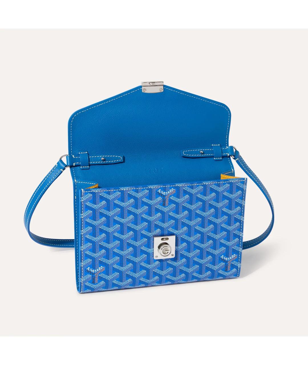 GOYARD Синяя сумка через плечо, фото 4