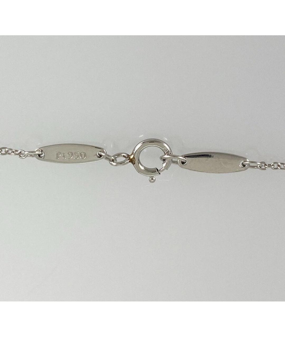 TIFFANY&CO Белая платиновая подвеска, фото 5