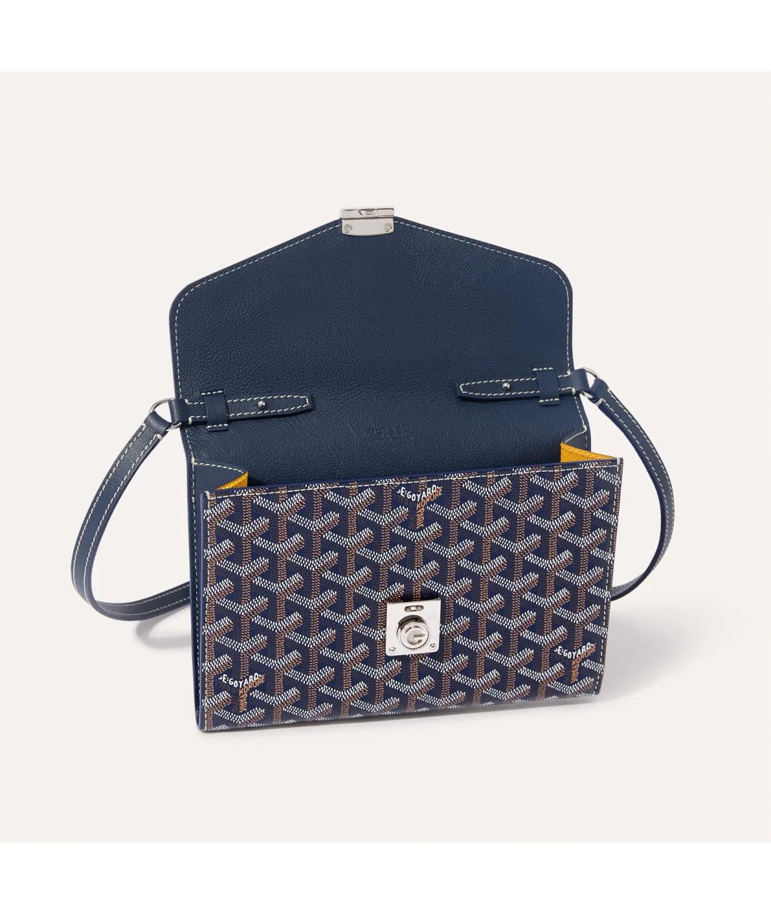 GOYARD Темно-синяя сумка через плечо, фото 4