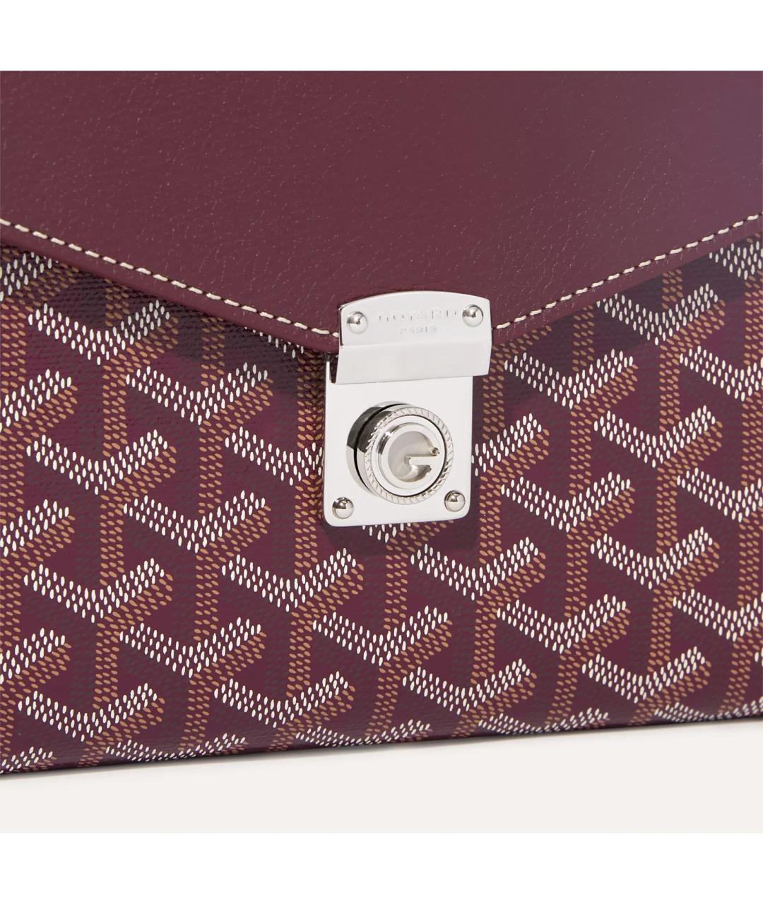 GOYARD Бордовая сумка через плечо, фото 6