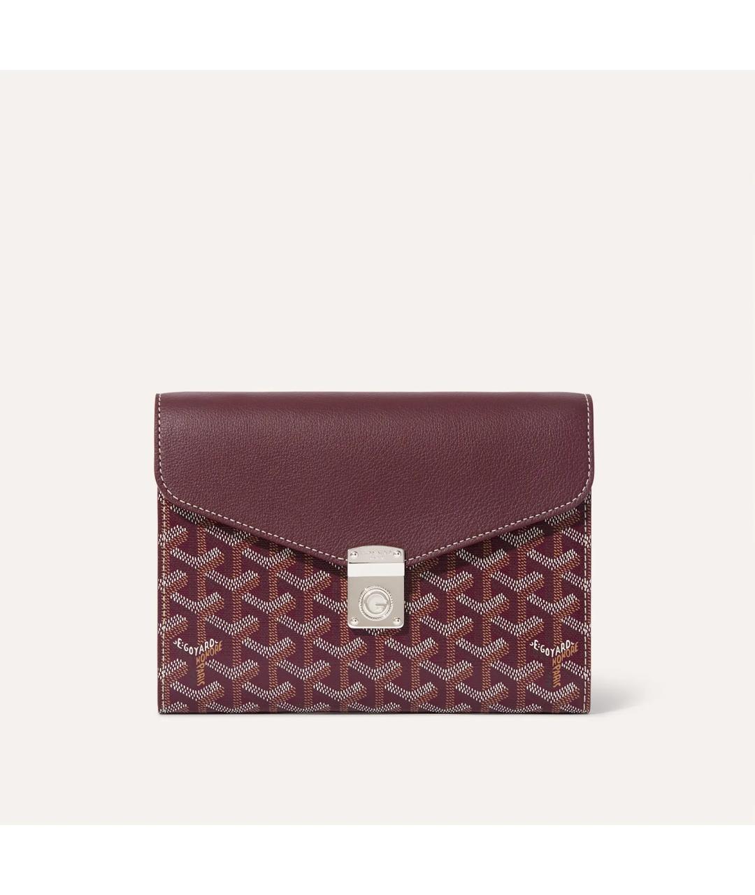 GOYARD Бордовая сумка через плечо, фото 2
