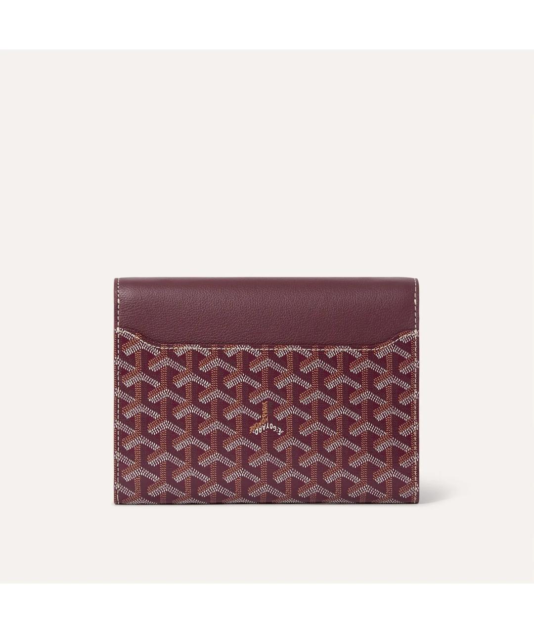 GOYARD Бордовая сумка через плечо, фото 3