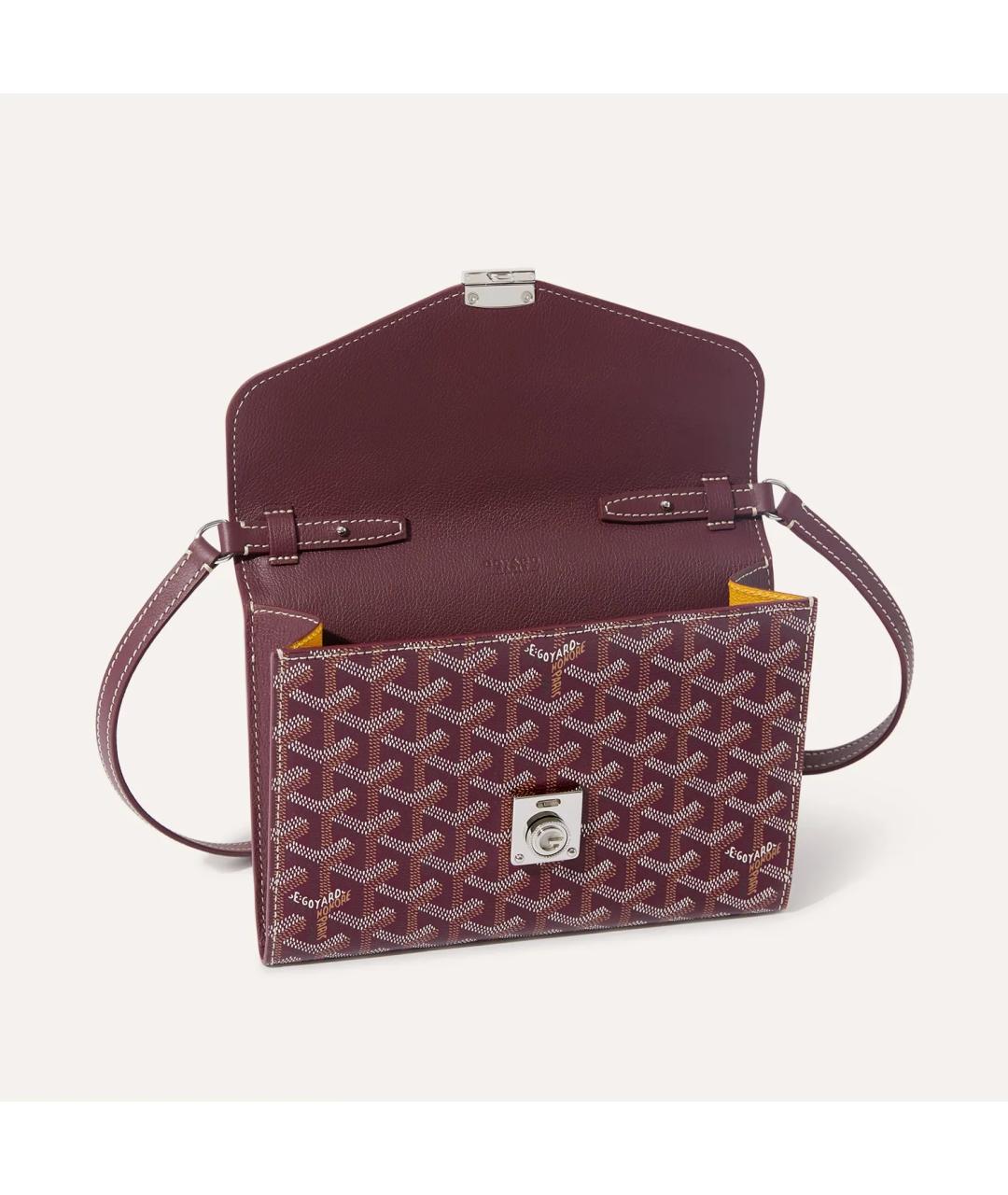 GOYARD Бордовая сумка через плечо, фото 4