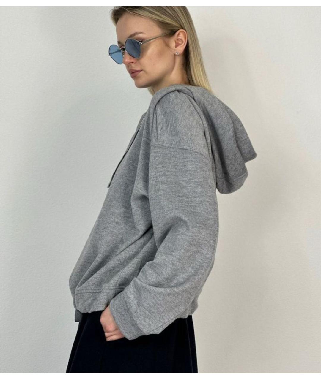 WEEKEND MAX MARA Серый хлопковый костюм с юбками, фото 4