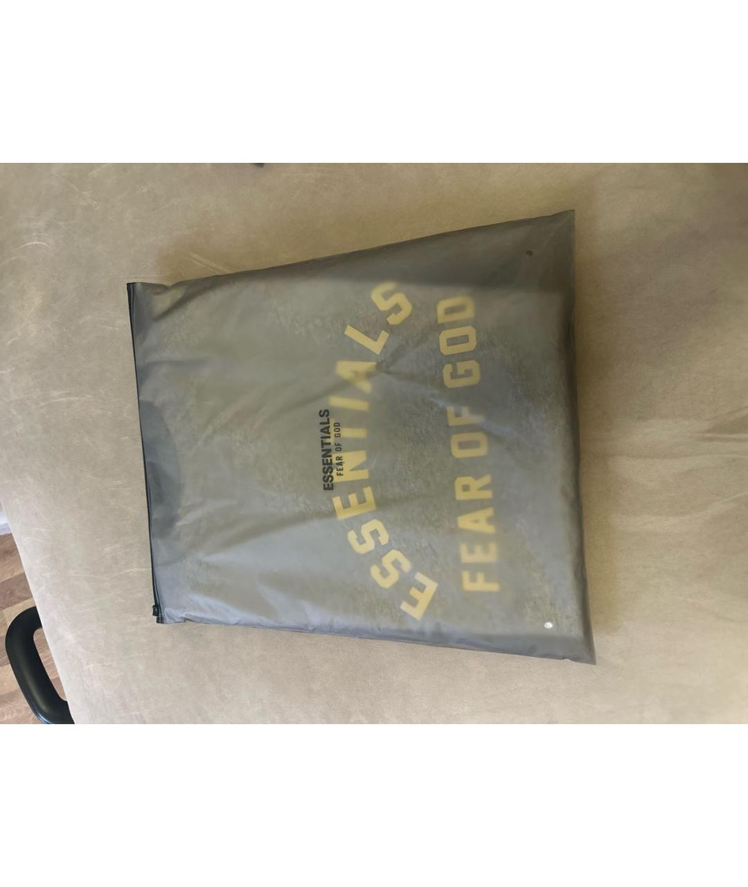 FEAR OF GOD ESSENTIALS Серая хлопковая футболка, фото 6