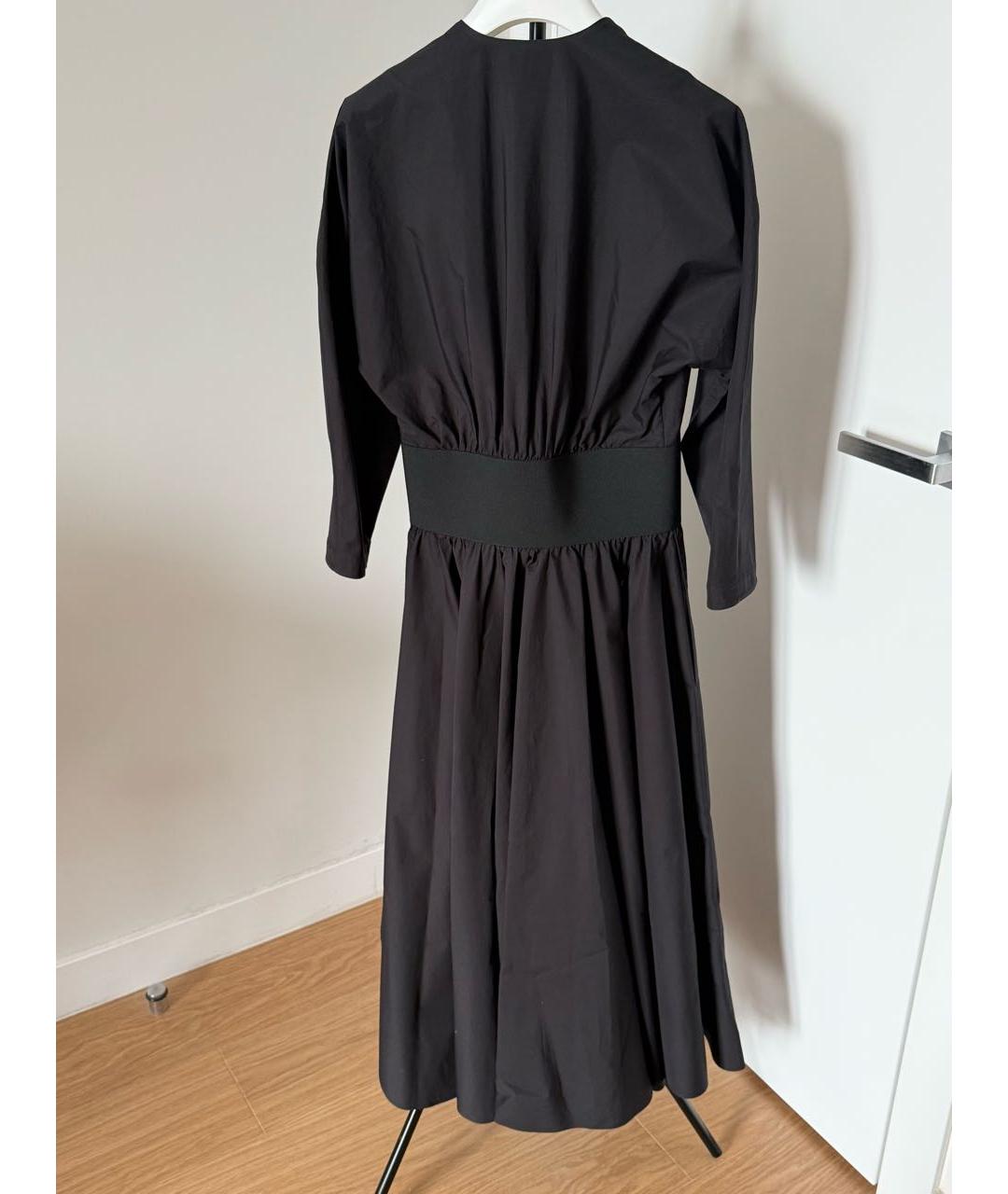 ALAIA Черное хлопковое повседневное платье, фото 2