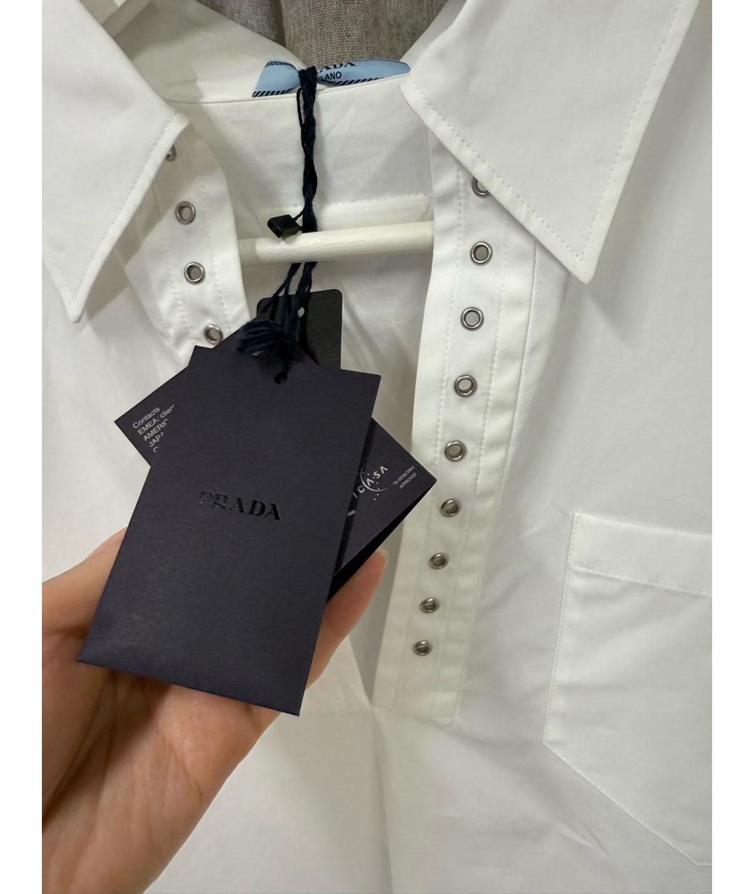 PRADA Белая рубашка, фото 3