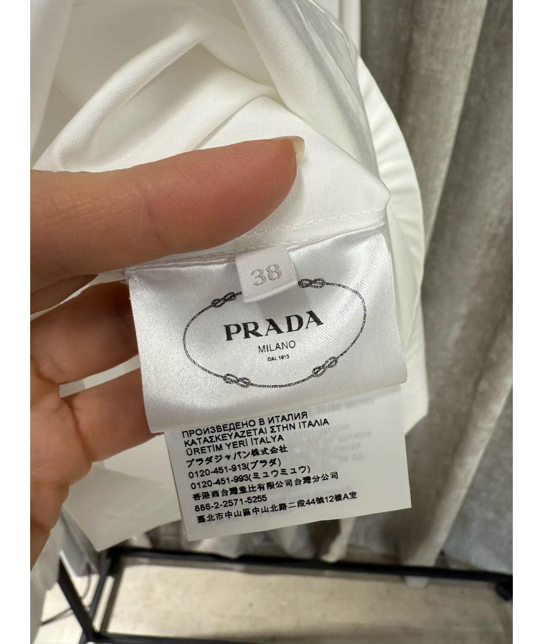 PRADA Белая рубашка, фото 6