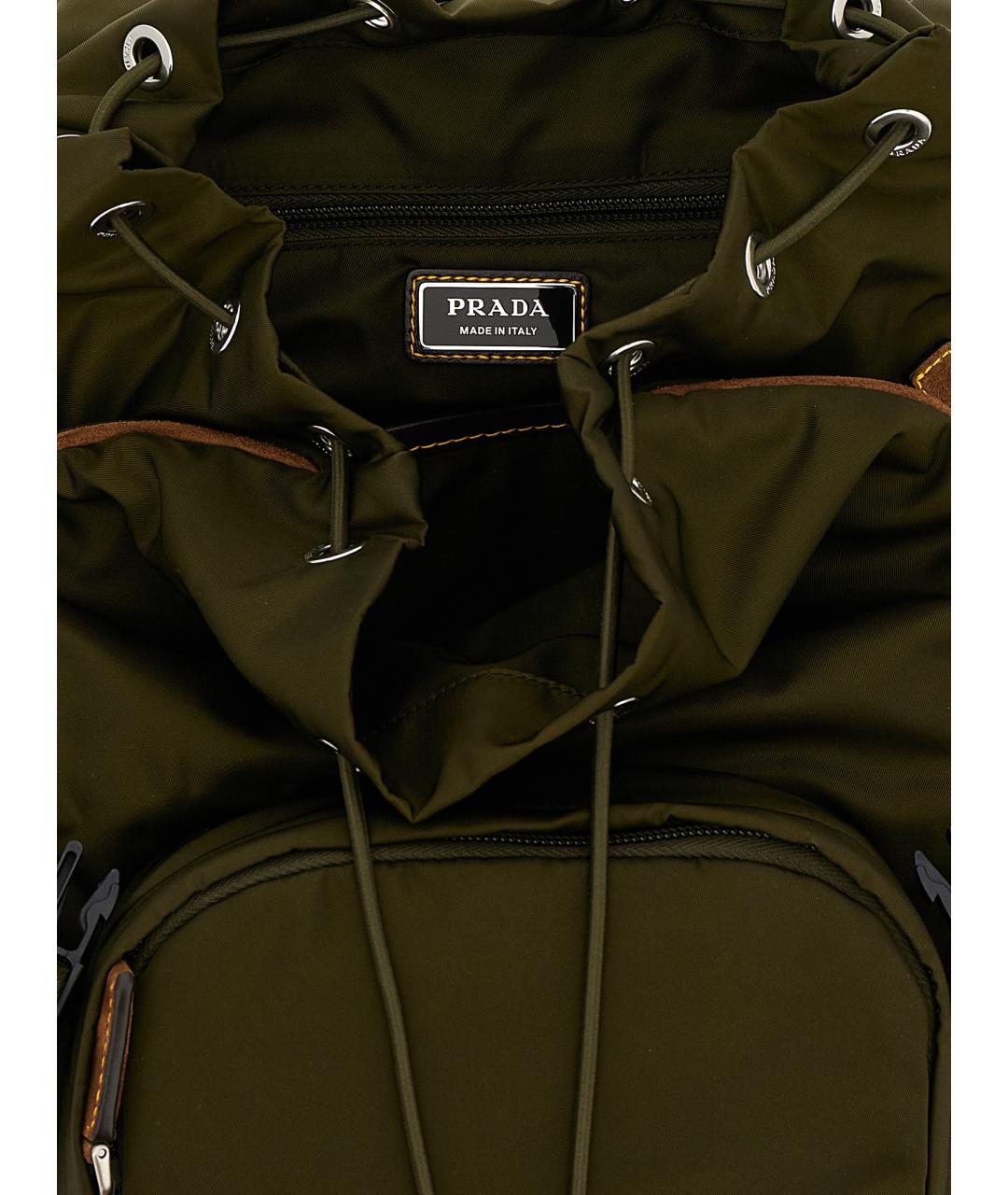 PRADA Коричневый рюкзак, фото 4