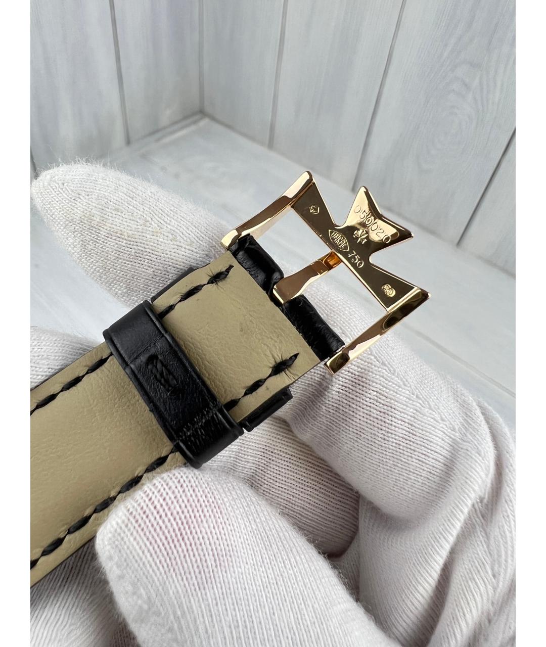 VACHERON CONSTANTIN Черные часы из розового золота, фото 9
