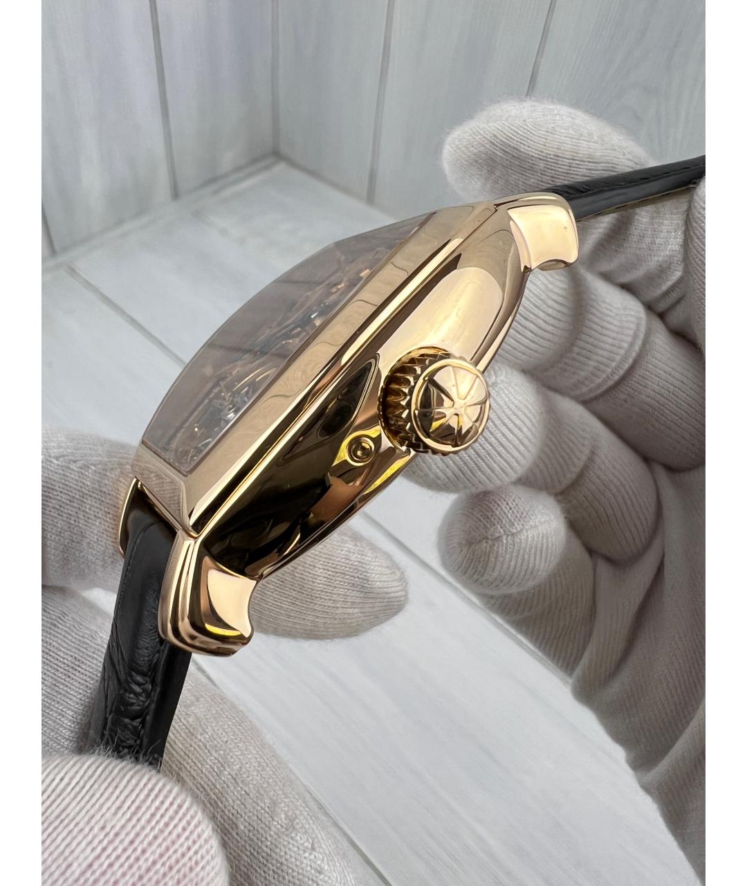 VACHERON CONSTANTIN Черные часы из розового золота, фото 4
