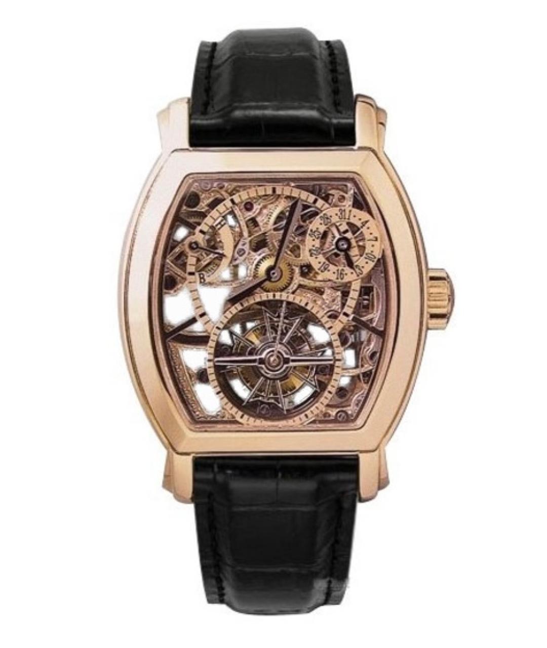 VACHERON CONSTANTIN Черные часы из розового золота, фото 1