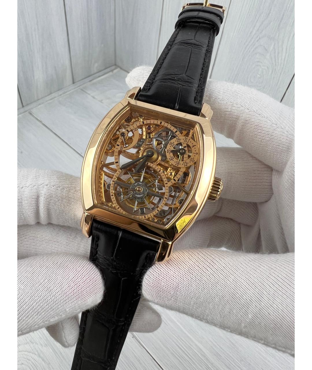 VACHERON CONSTANTIN Черные часы из розового золота, фото 2