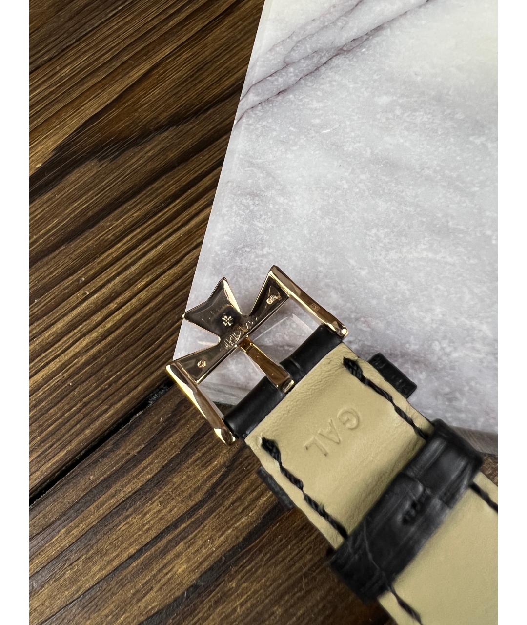 VACHERON CONSTANTIN Черные часы из розового золота, фото 7