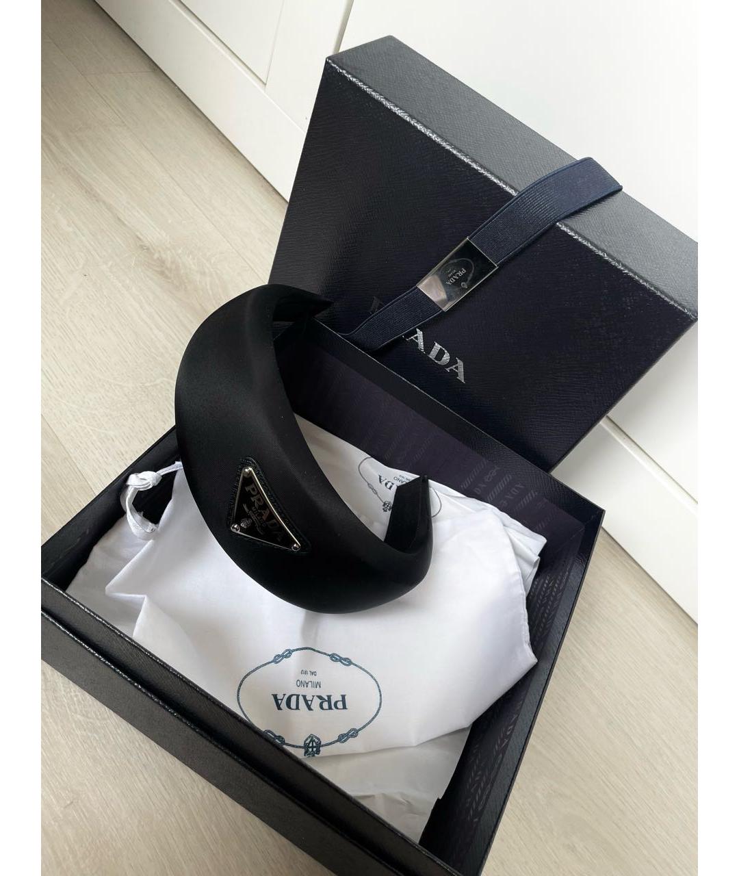 PRADA Черный ободок, фото 4