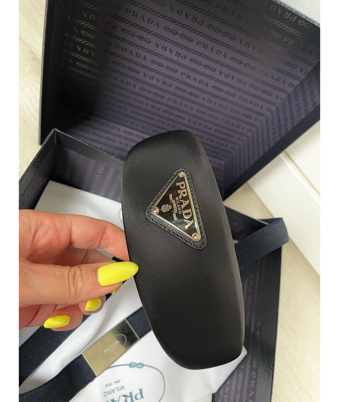 PRADA Черный ободок, фото 6