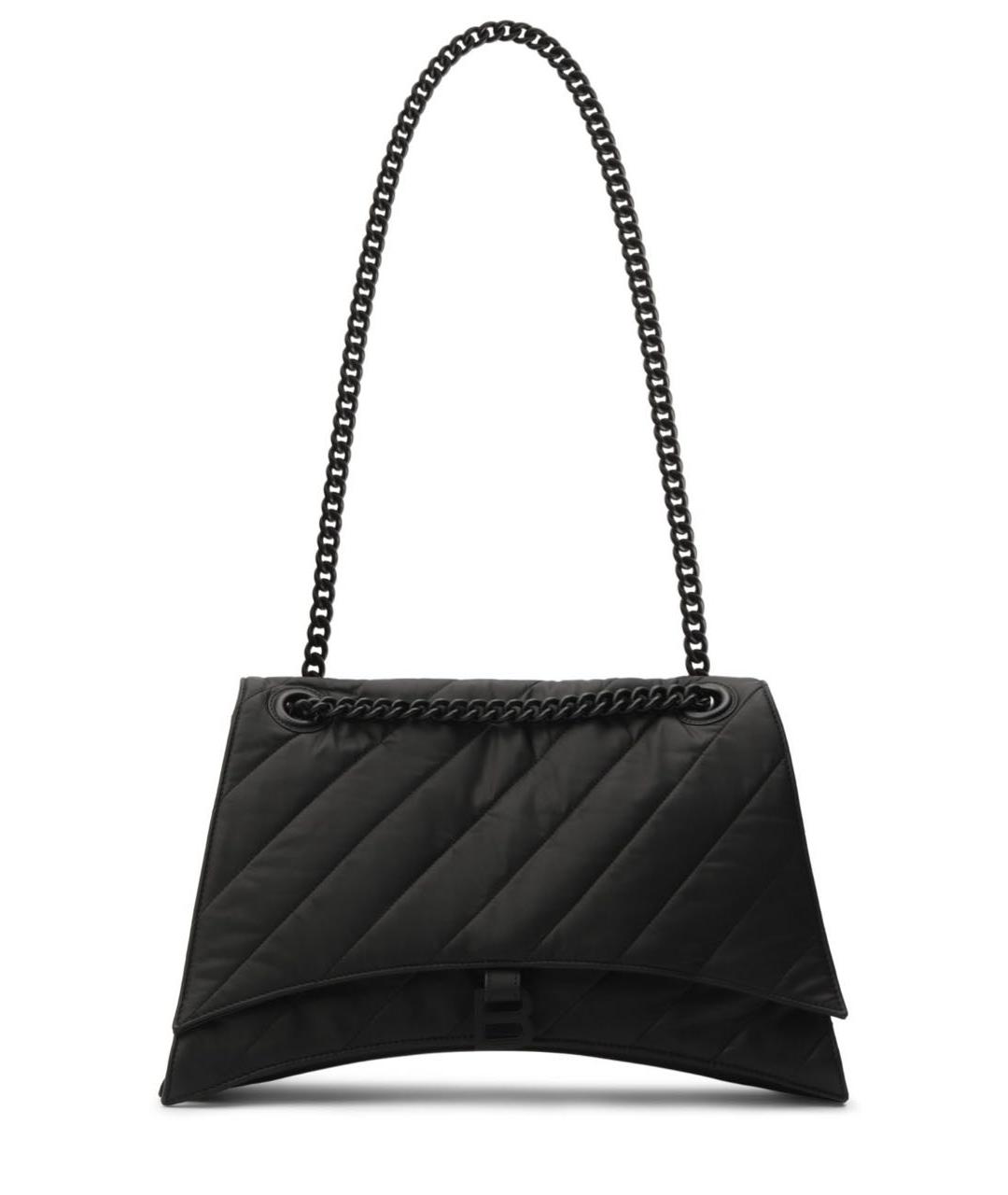 BALENCIAGA Черная кожаная сумка через плечо, фото 2