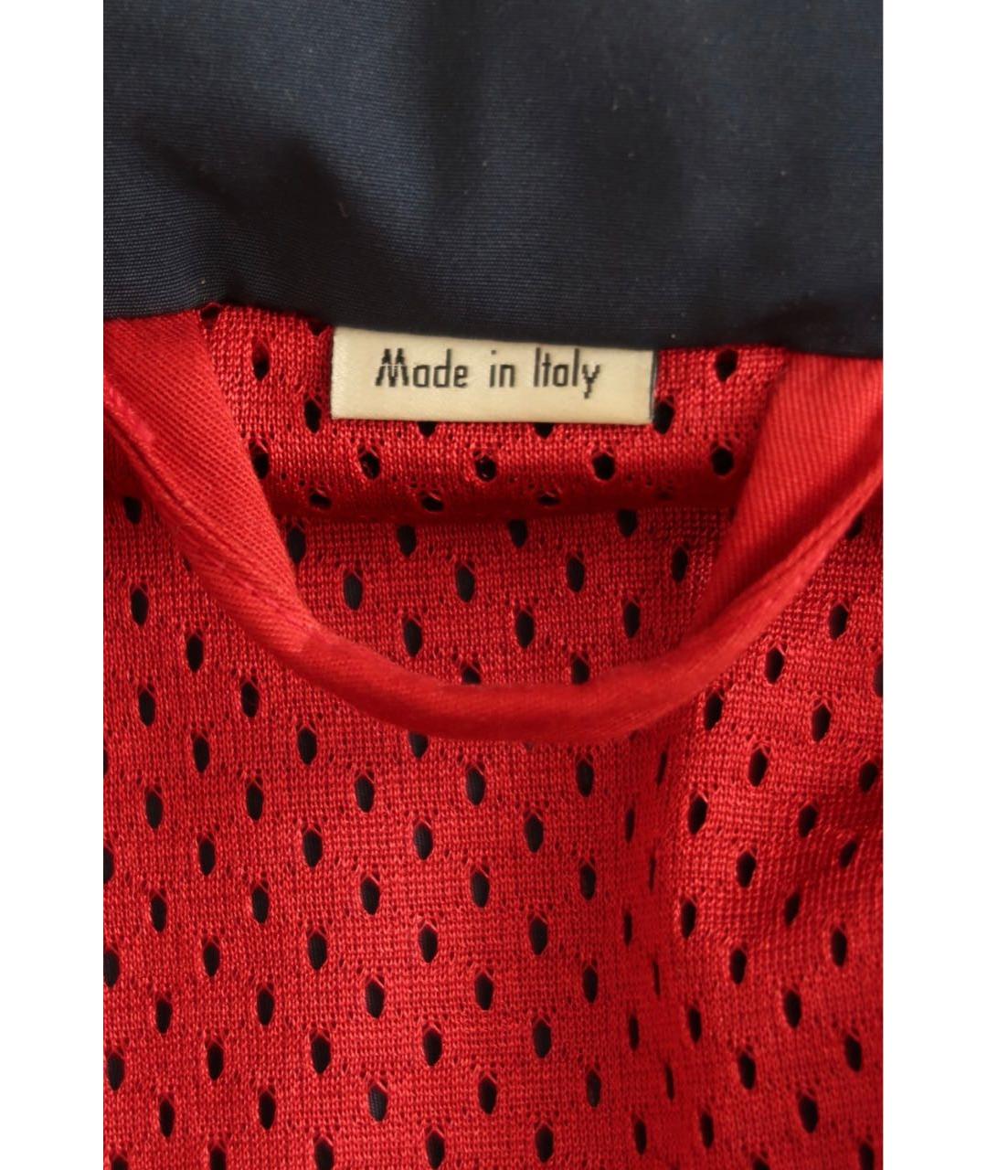 GUCCI Темно-синяя полиамидовая куртка, фото 5