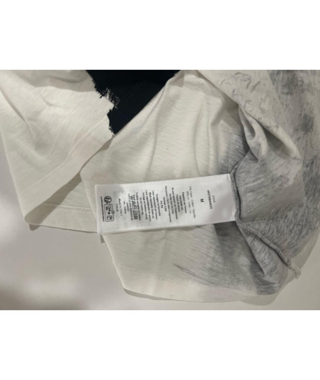 CHRISTIAN DIOR Белая хлопковая футболка, фото 5