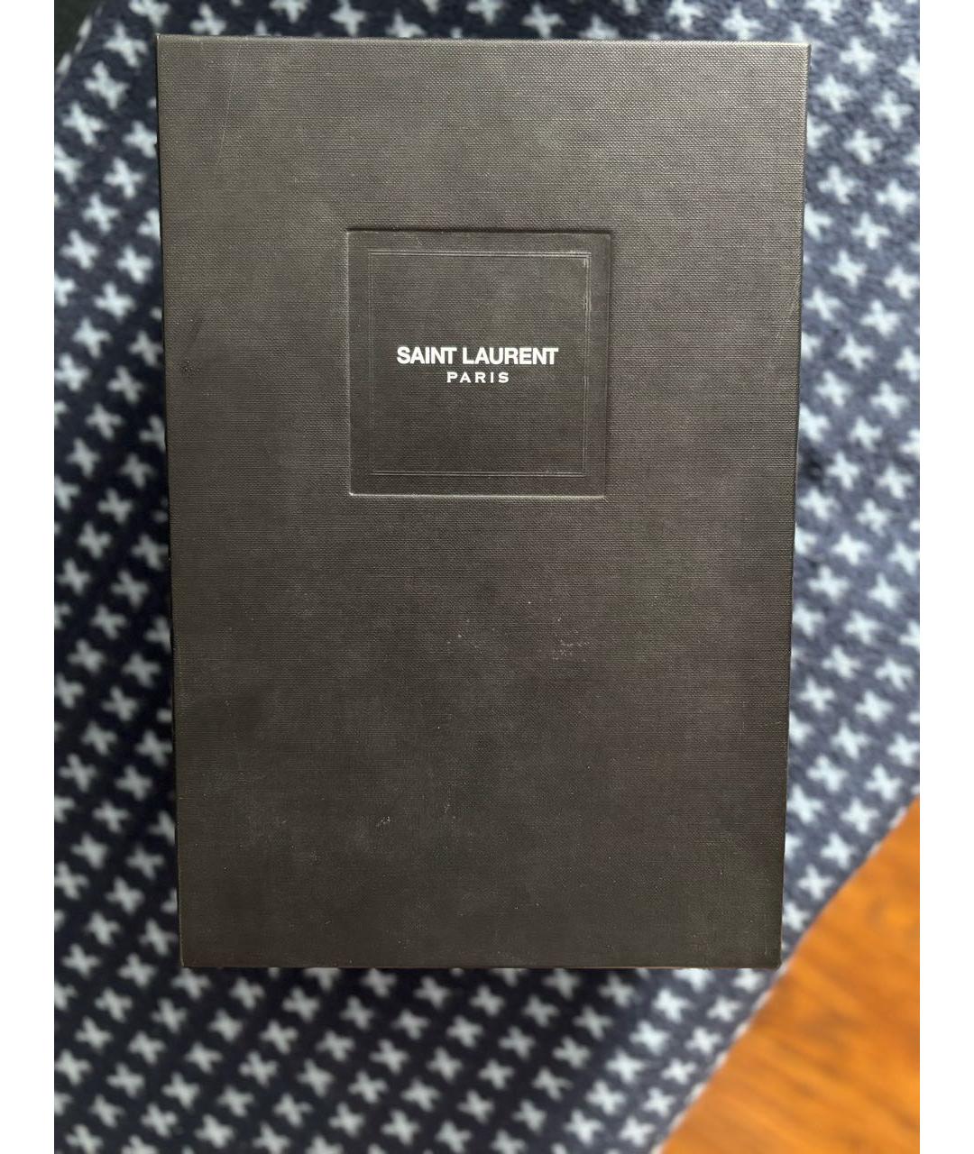SAINT LAURENT Белые лоферы, фото 5
