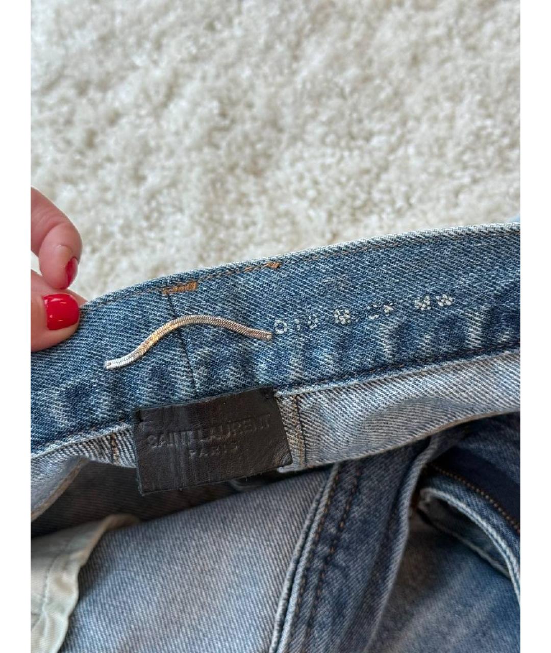 SAINT LAURENT Прямые джинсы, фото 5